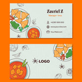 Plantable Yummilicious Restaurant Business Cards - 250 Cards